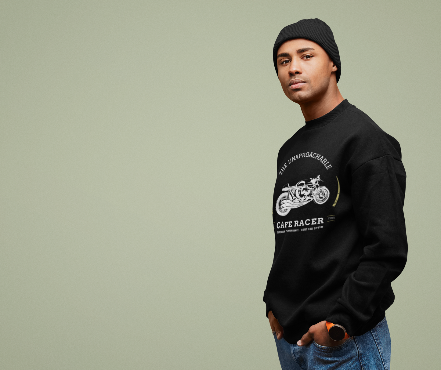 Cafe Racer Black Sweatshirts