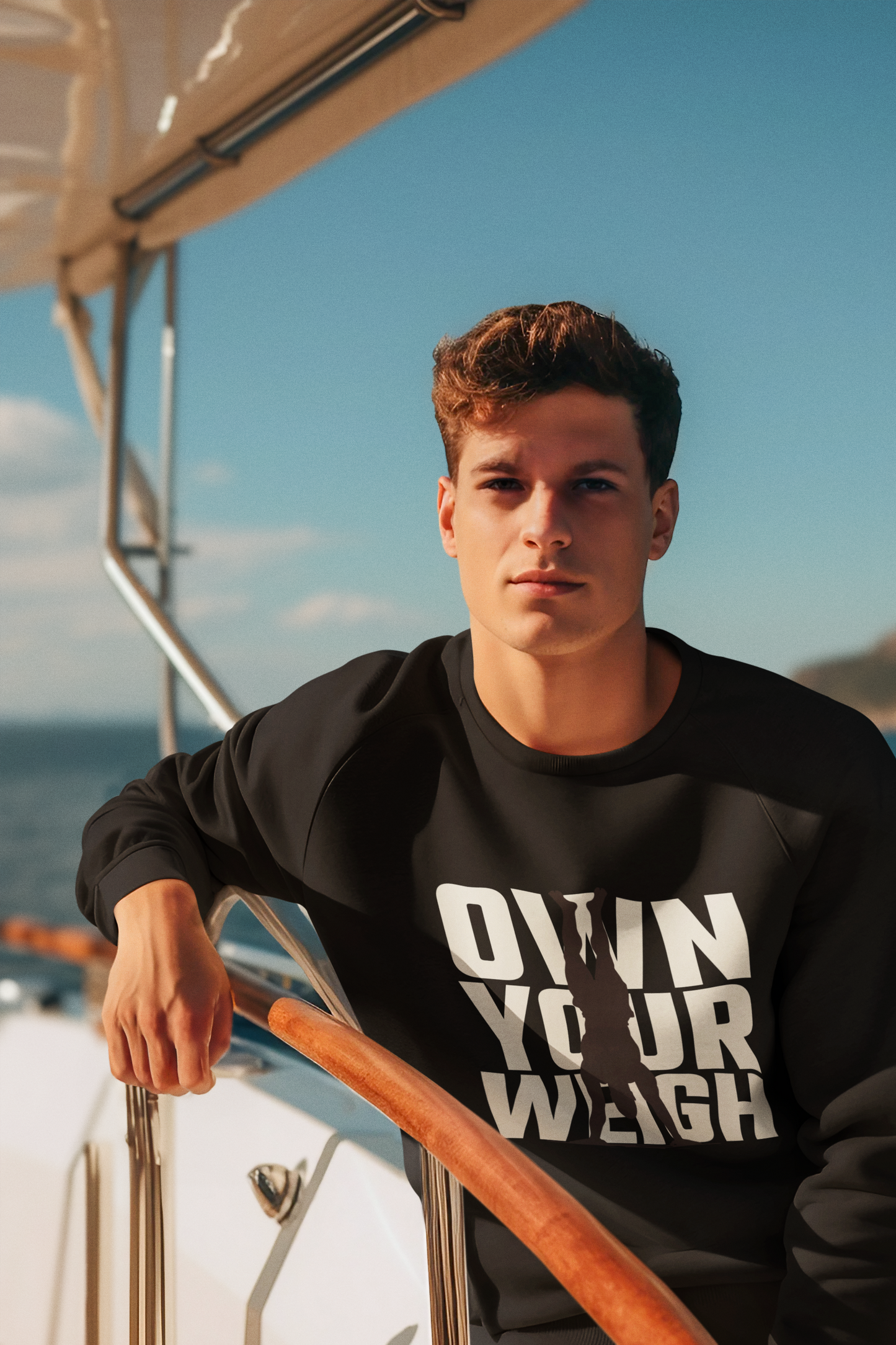 Own Your Weigh Men's Black Sweatshirt
