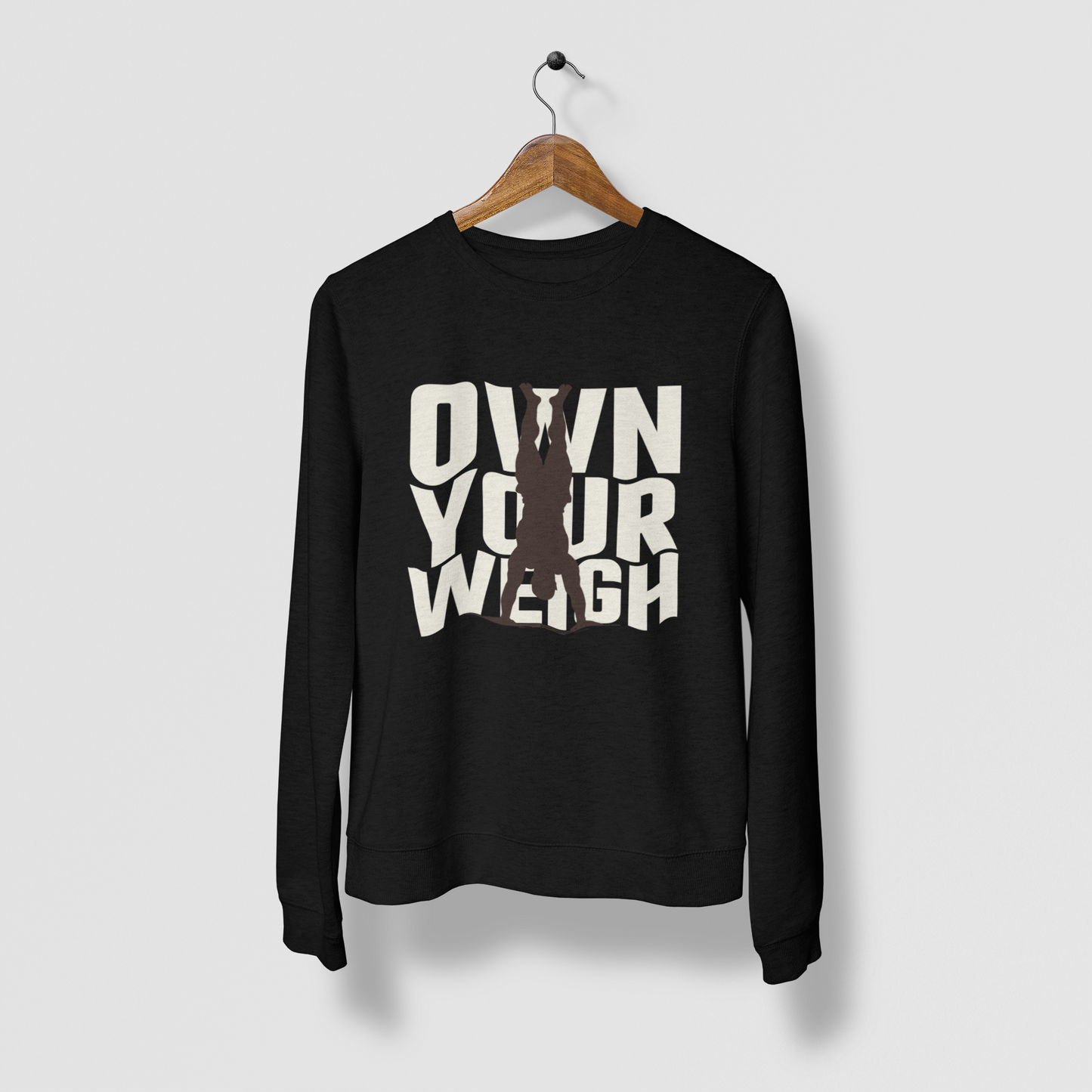 Own Your Weigh Men's Black Sweatshirt