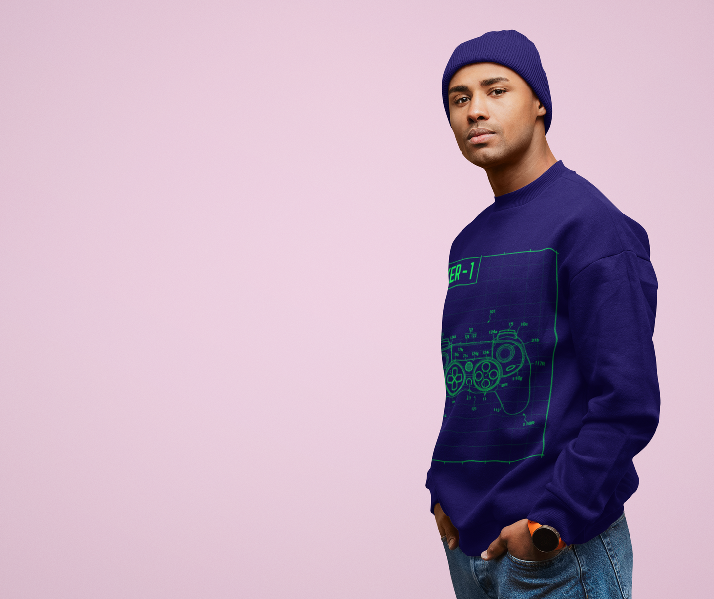 Player Tool Navy Blue Sweatshirts