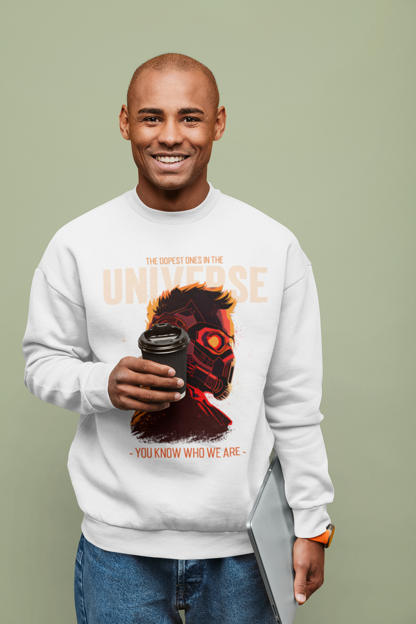 Universe White Sweatshirts