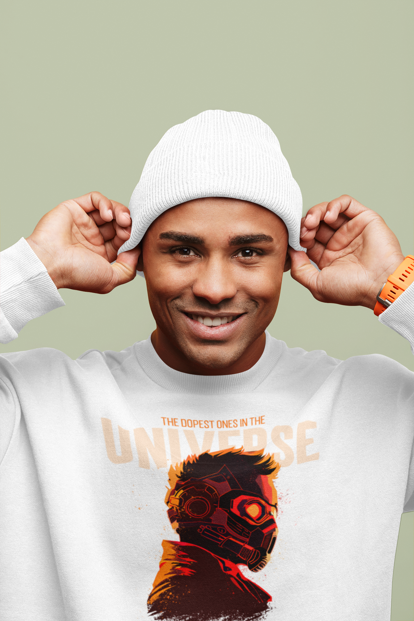 Universe White Sweatshirts