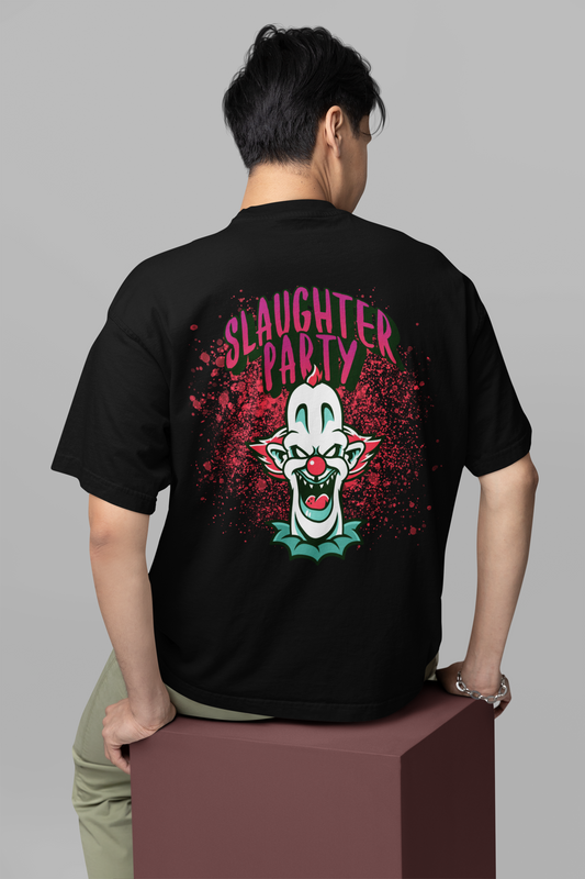 Slayer Party Black Oversized T-Shirt