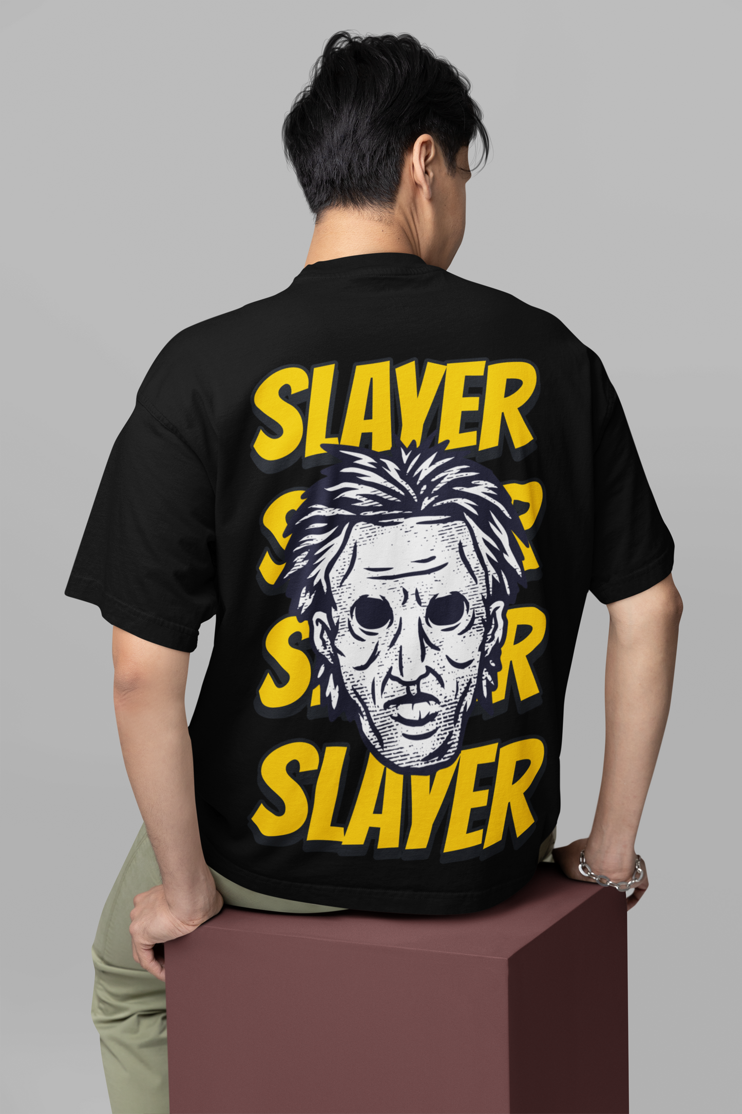 Slayer Black Oversized T-Shirt