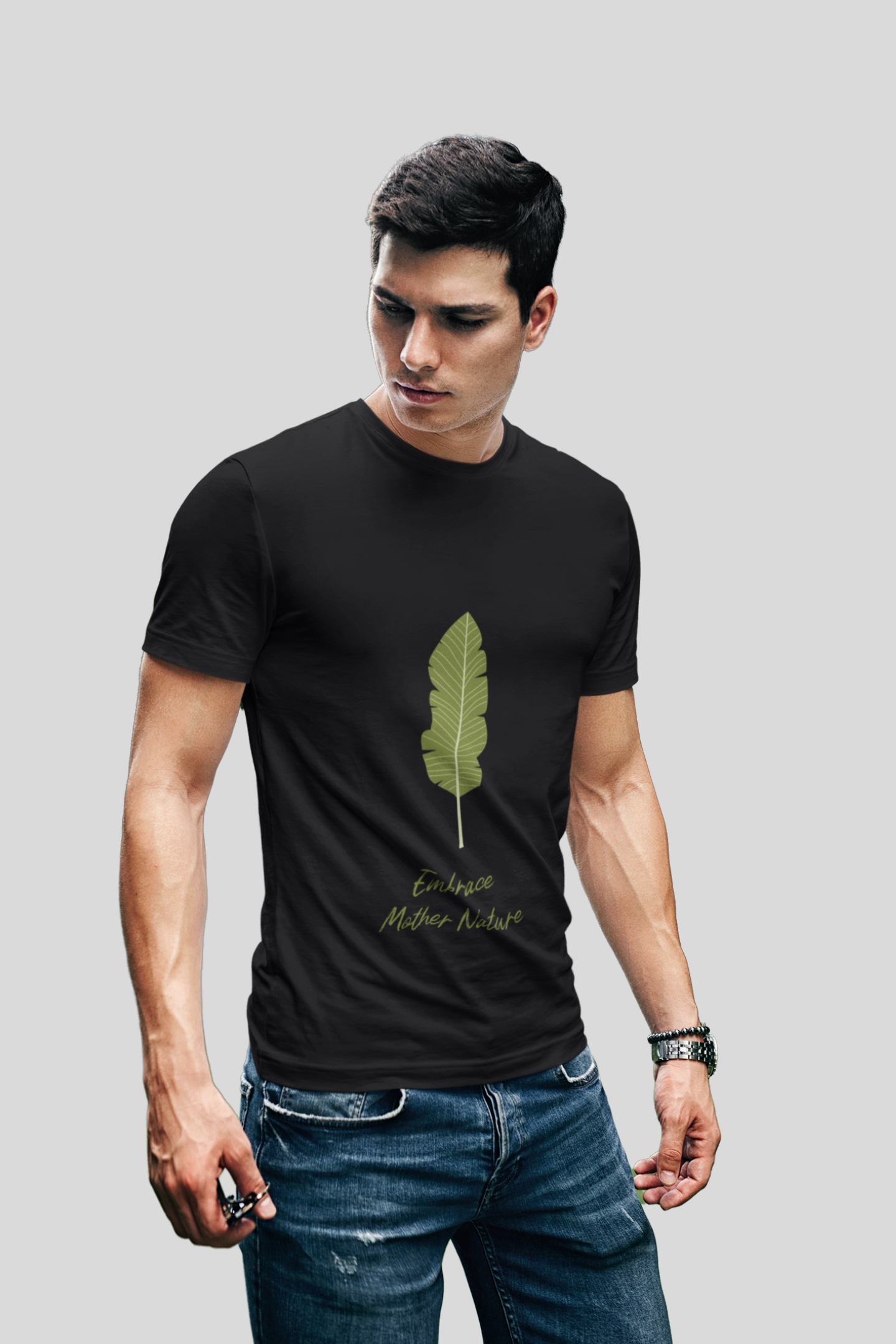 Black-life-style-regular-t-shirt