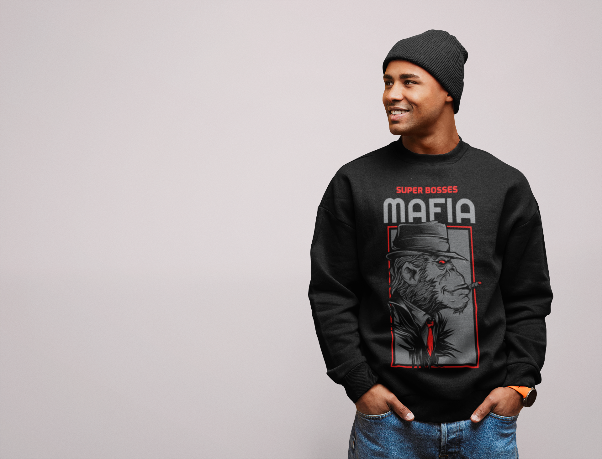 Super-bosses-mafia-black-sweatshirts
