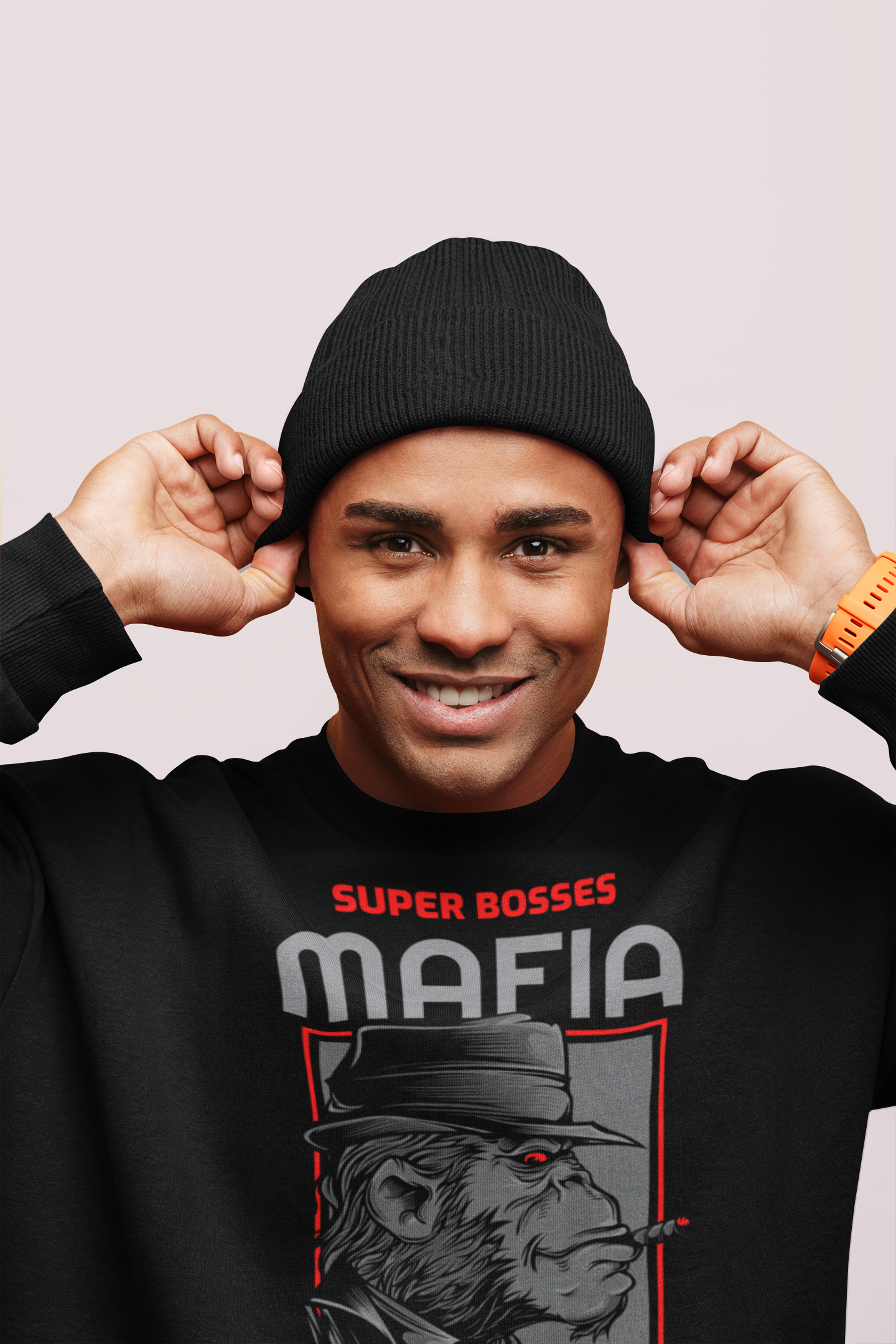 Super Bosses Mafia Black Sweatshirts