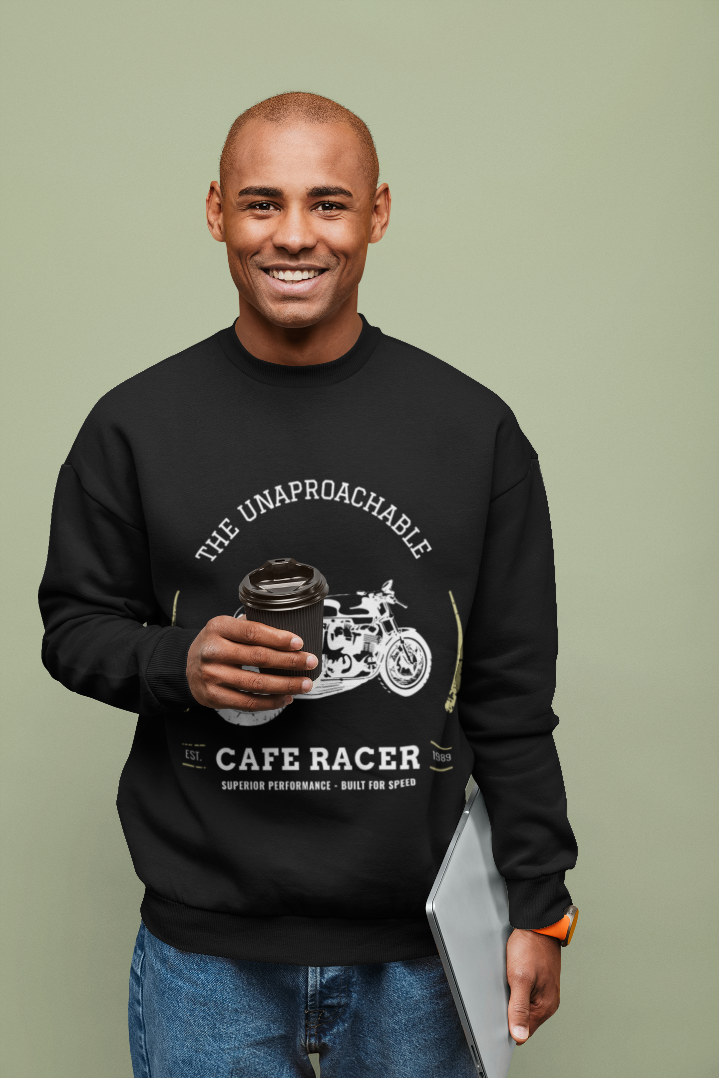 Cafe Racer Black Sweatshirts