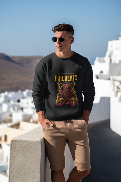 Evil Beat Men's Black Sweatshirt
