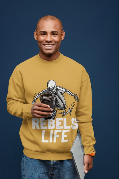 Rebels Life Mustard Yellow Sweatshirts