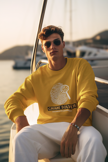 crime-solver-mens-Mustard-Yellow-sweatshirt