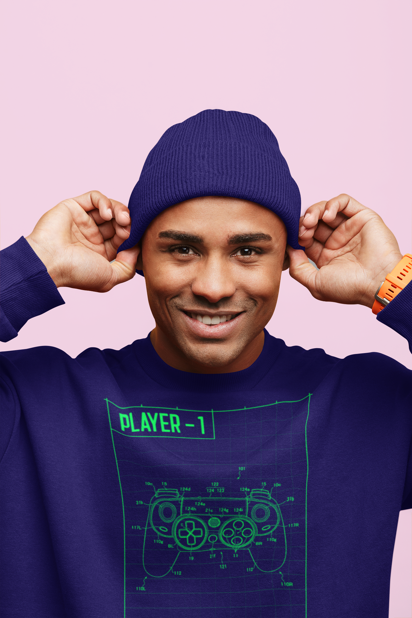 Player Tool Navy Blue Sweatshirts