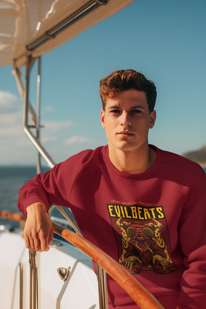 Evil Beat Men's Red Sweatshirt