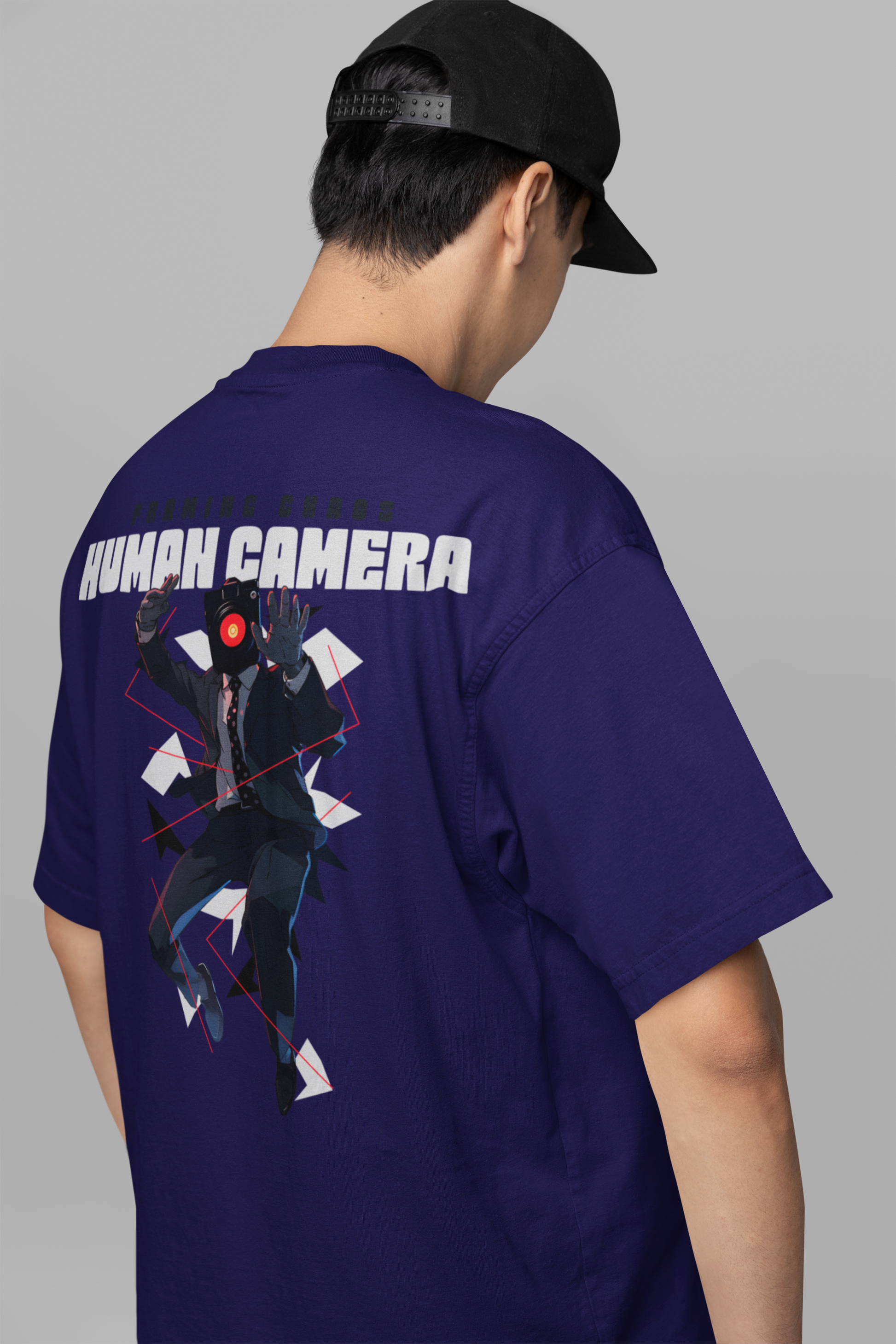 blue-human-camera-oversized-t-shirt