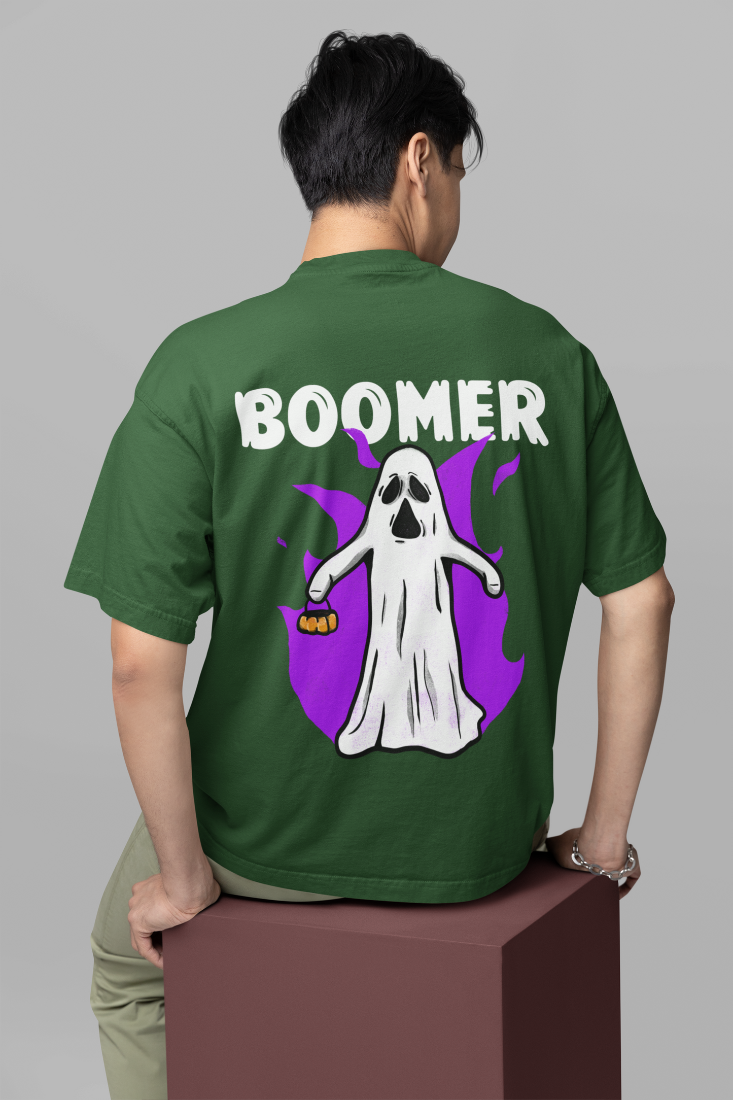 Boomer Green Oversized T-Shirt