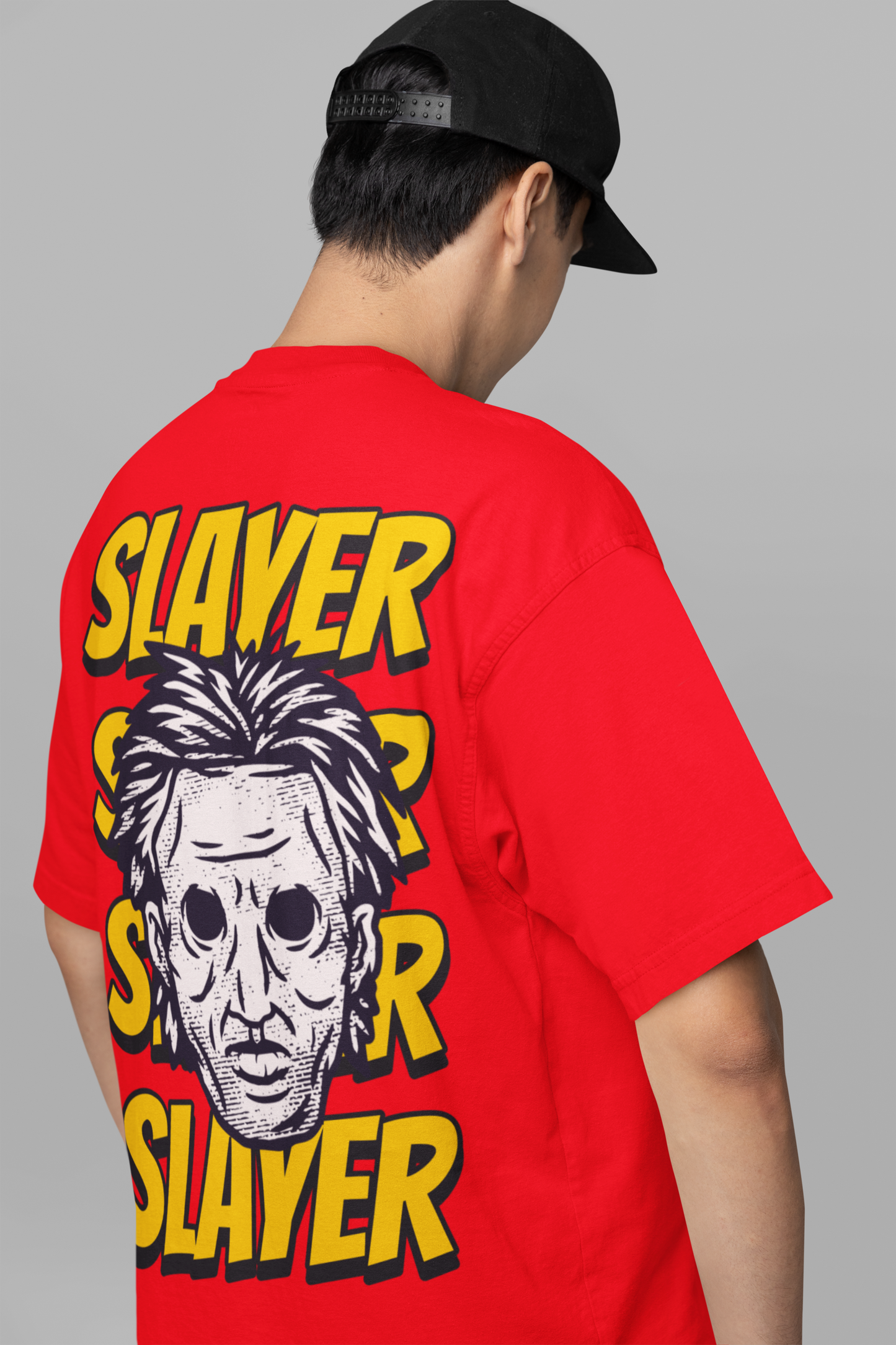 Slayer Red Oversized T-Shirt