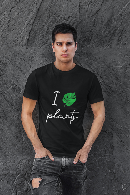 black-GREEN IS  LIFE-life-style-regular-t-shirt